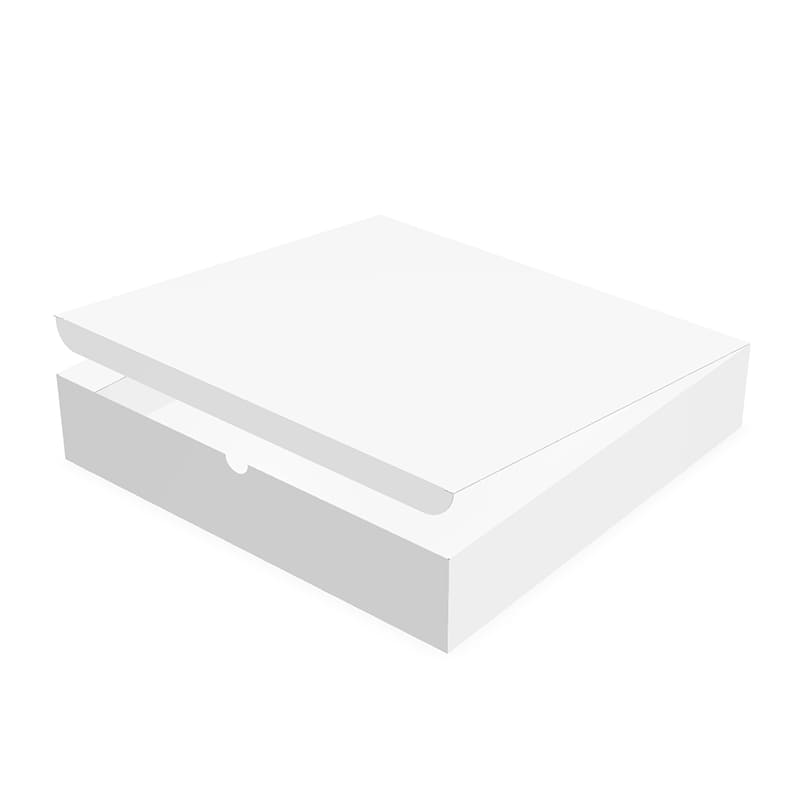 10x10 Pizza 3D Box Mockup Template