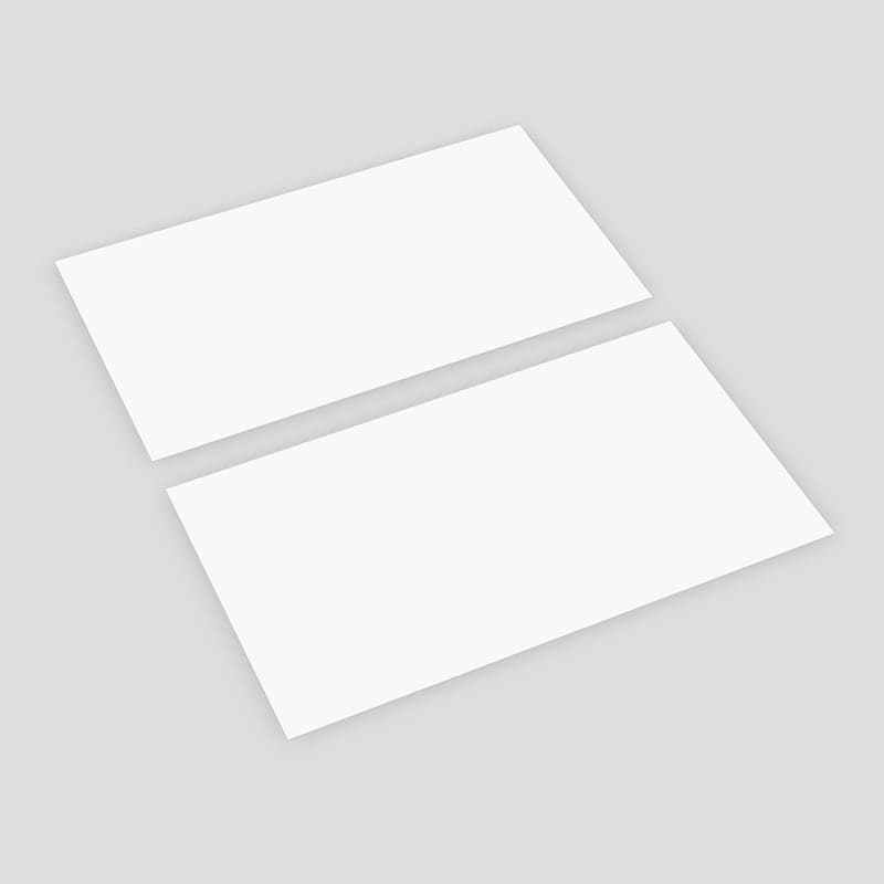 3.5x2 Business Card Front & Back 3D Mockup