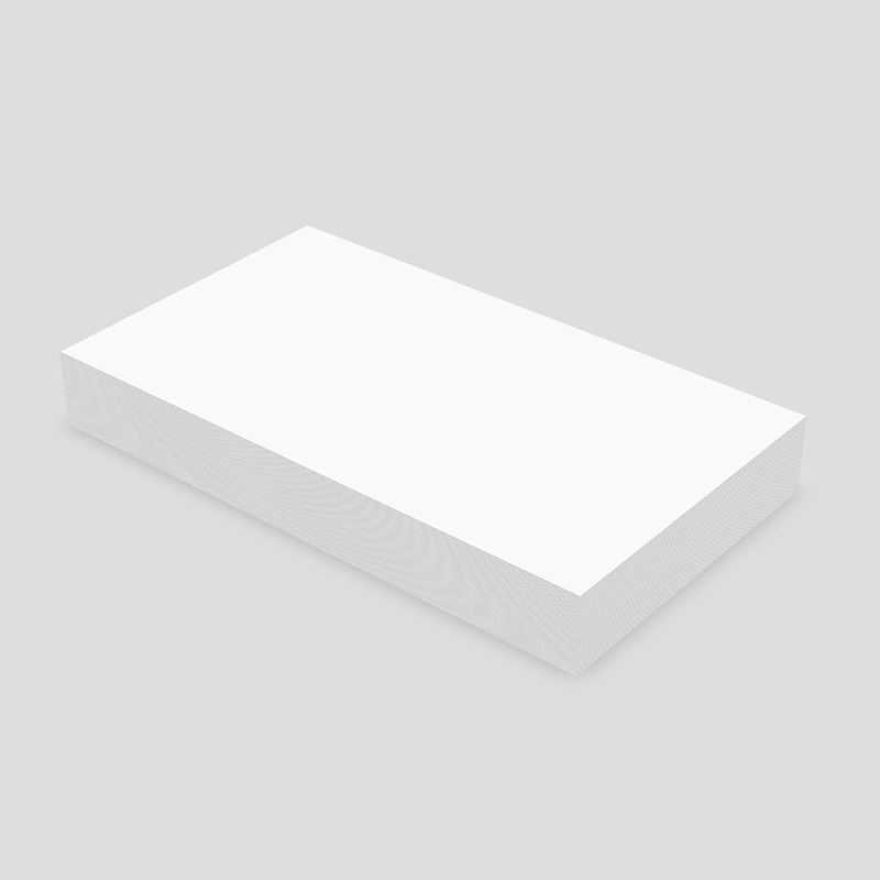 Stack of 2x3.5 Business Cards 3D Mockup