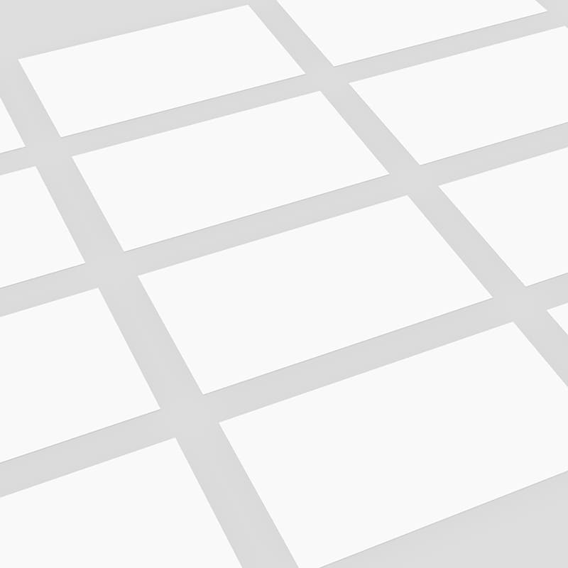 Grid 3.5x2 Business Cards 3D Mockup