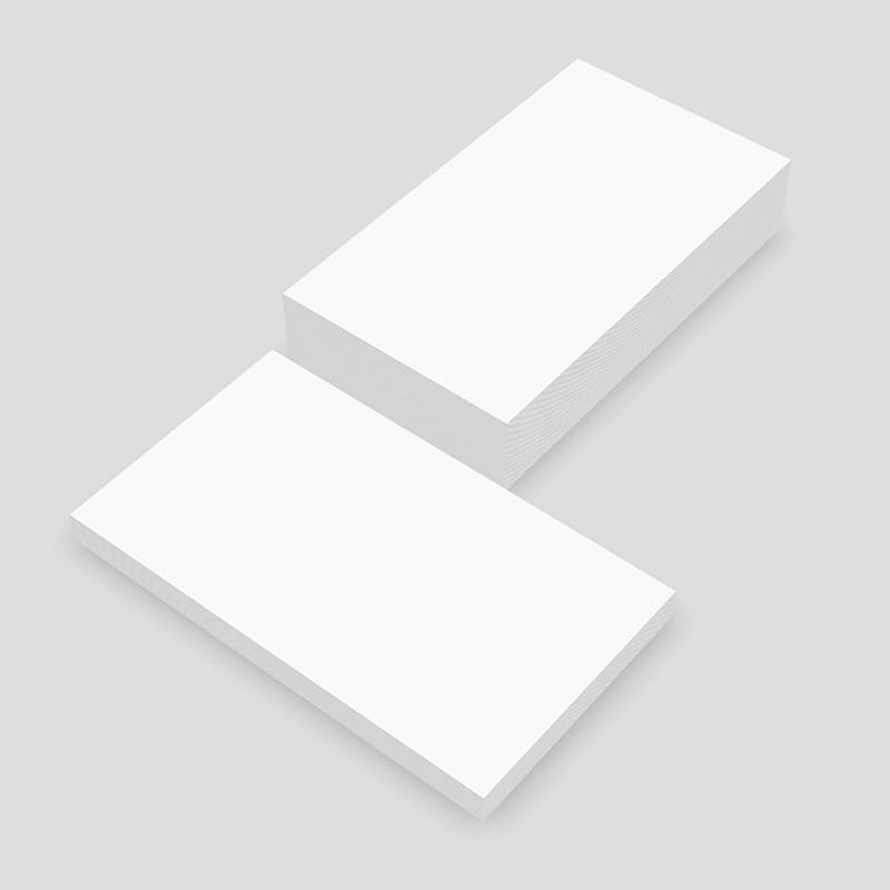 3D Business Card Stack Scene Mockup