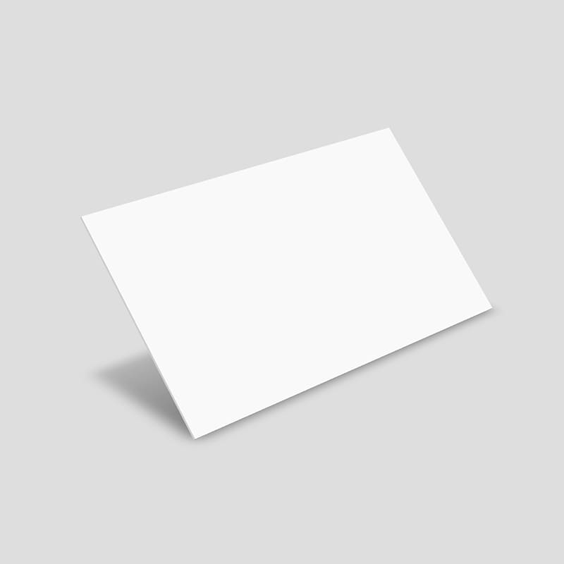 Angled Standing Business Card 3D Mockup
