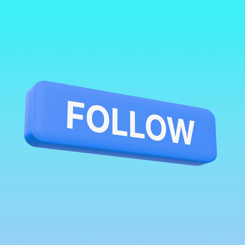 Follow Button 3D Mockup Generator