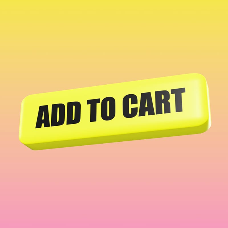 Add to Cart Button 3D Mockup Template