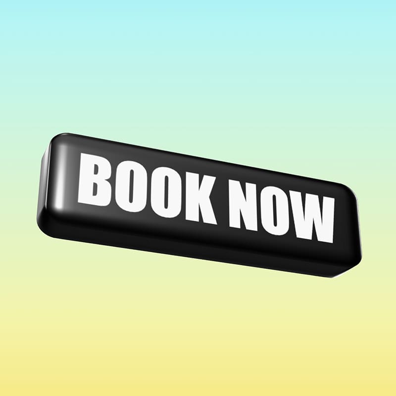 Book Now Button 3D Mockup Template