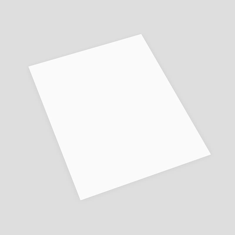 Free US Letter 8.5" x 11" Paper 3D Mockup