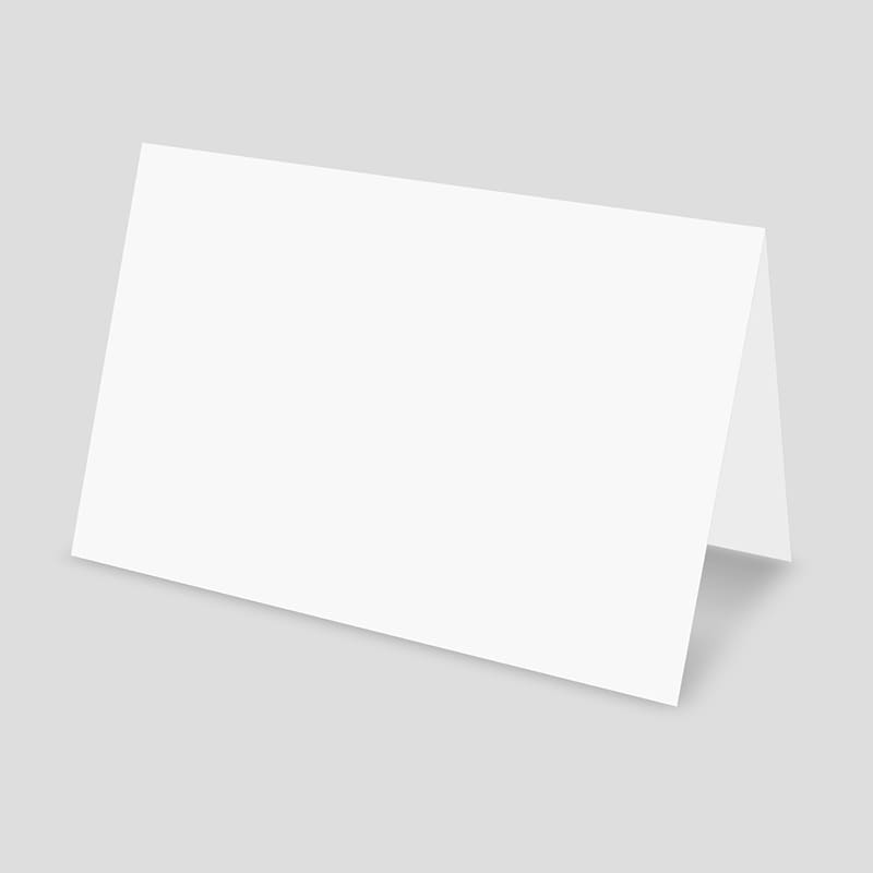 US Letter Half-Fold Brochure 3D Mockup Cover View