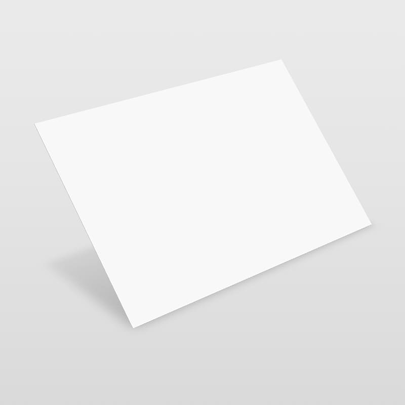 Hovering 4x6" Landscape Postcard 3D Mockup Cover View