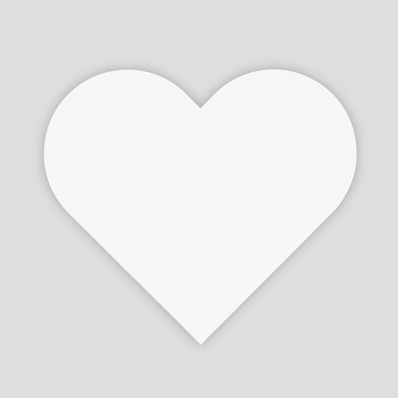 Heart Shaped Card 3D Mockup Generator