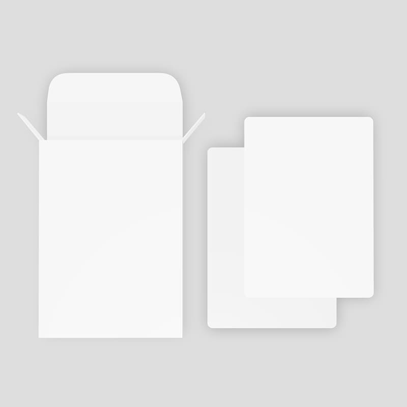Playing Cards With Box 3D Mockup
